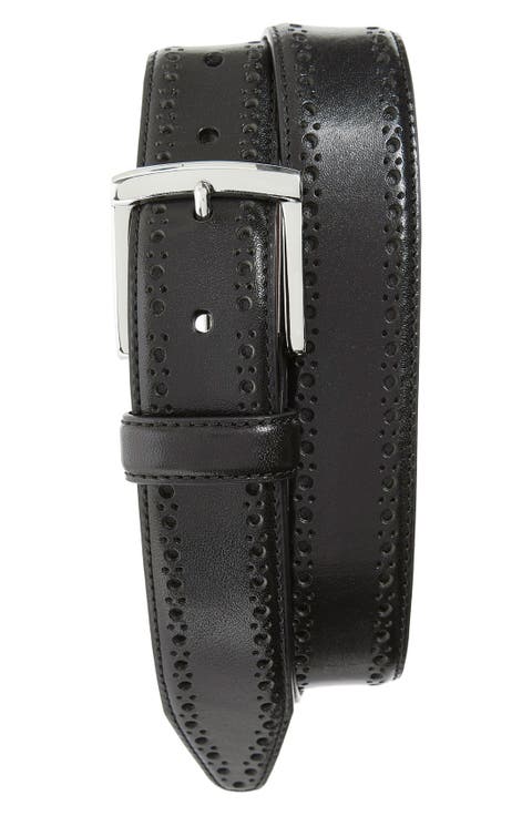 Perforated Leather Belt