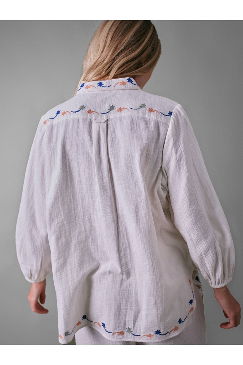 Celestrial Stella Blouse, Alternate, color, Ivory