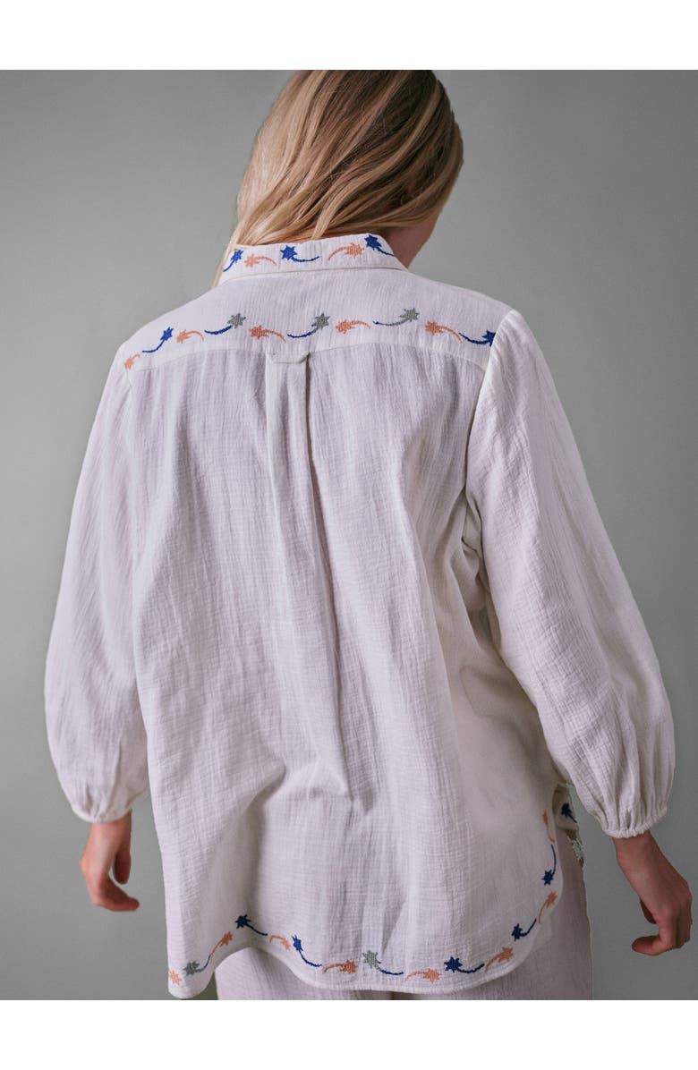 Cape Cove Celestrial Stella Blouse, Alternate, color, Ivory