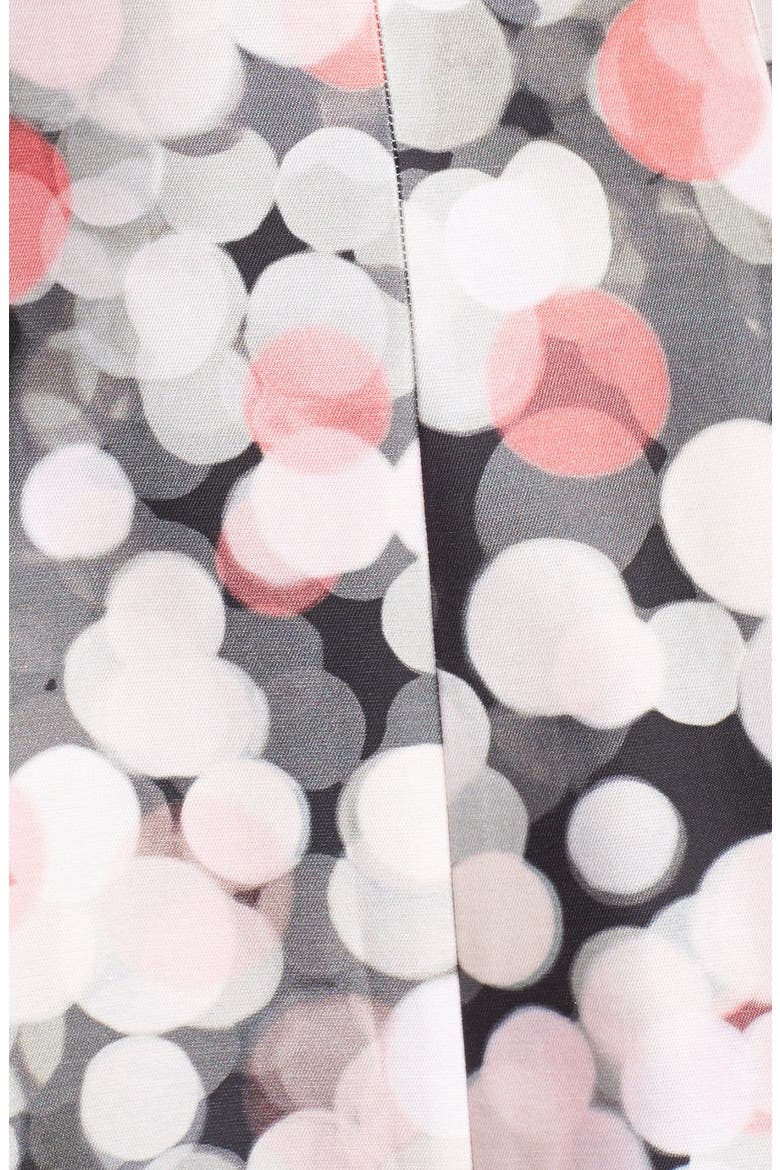 'emma' fit & flare dress, Alternate, color, ROSE GOLD FESTIVE BUBBLES
