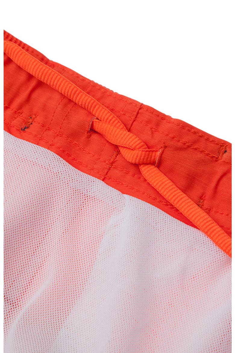 Kids' 4-Way Stretch Swim Trunks with Mesh Lining, Alternate, color, Ocean sunset