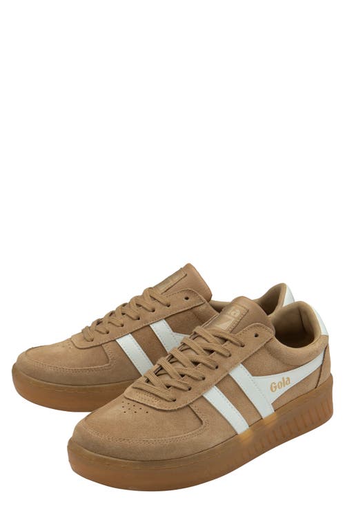 Gola Grandslam Sneaker In Light Caramel/white/gum