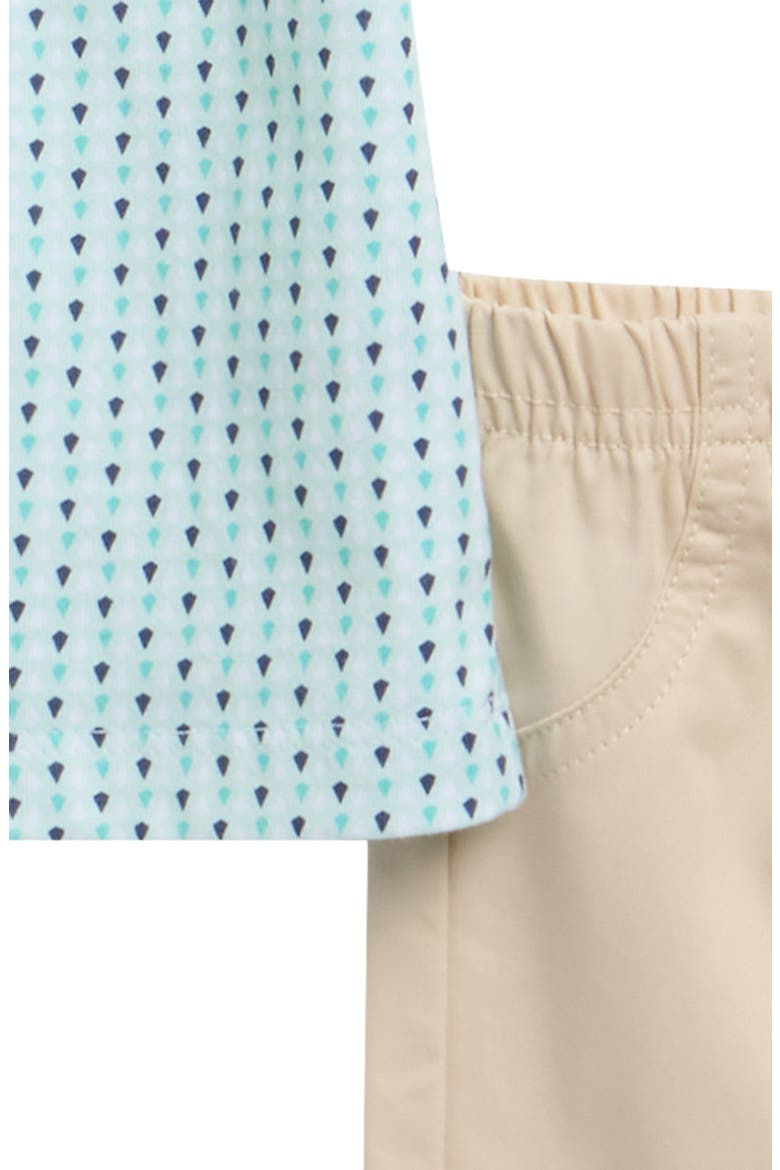 Cotton Golf Polo & Pants Set, Alternate, color, TAN
