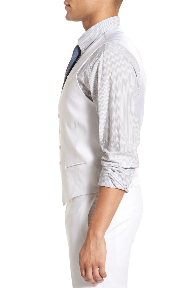 NORDSTROM MEN'S SHOP Linen Vest, Alternate, color,