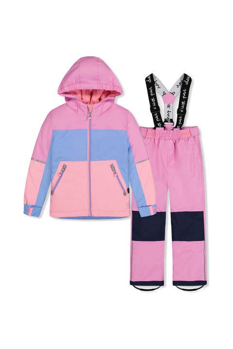 Chill Lightweight Hooded Jacket & Foot Strap Pants Two Piece Snowsuit