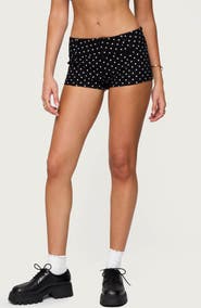 EDIKTED Twyla Polka Dot Shorts