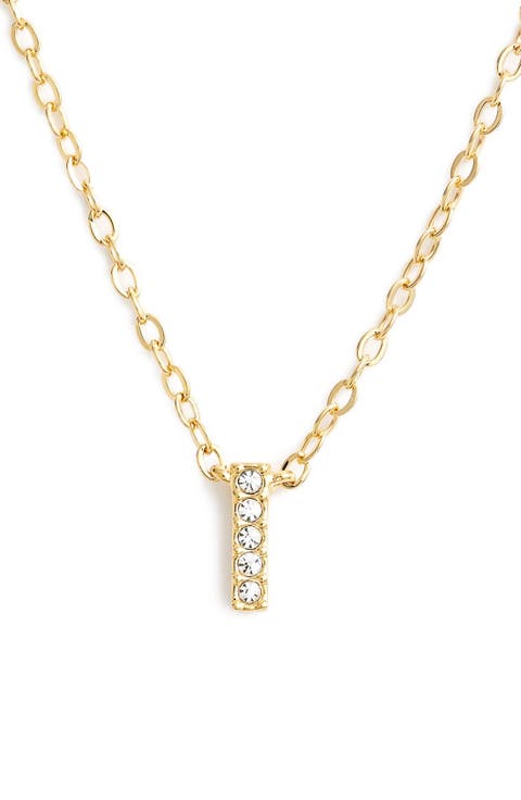 Initial Pendant Necklace