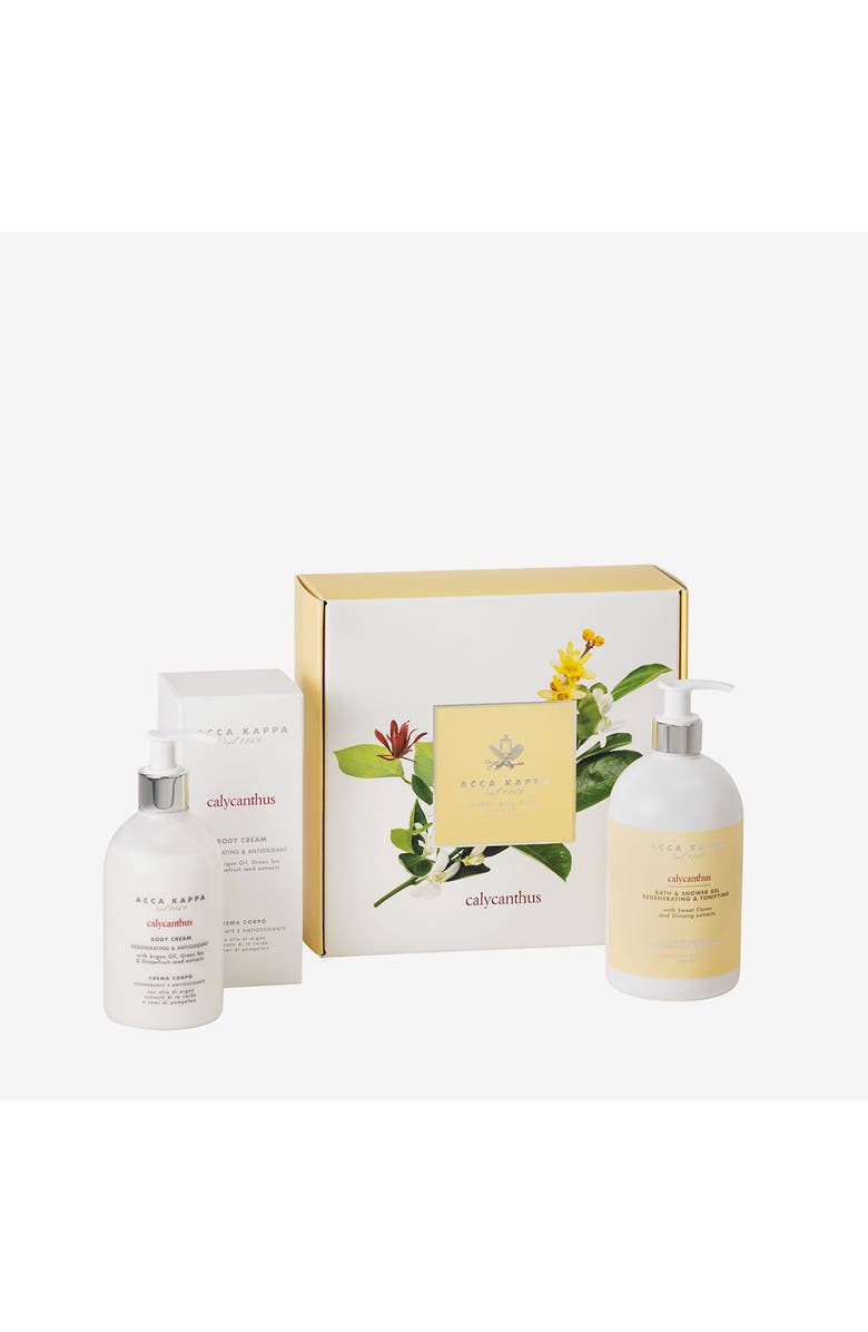 ACCA KAPPA Calycanthus Body Care Gift Set, Main, color, White