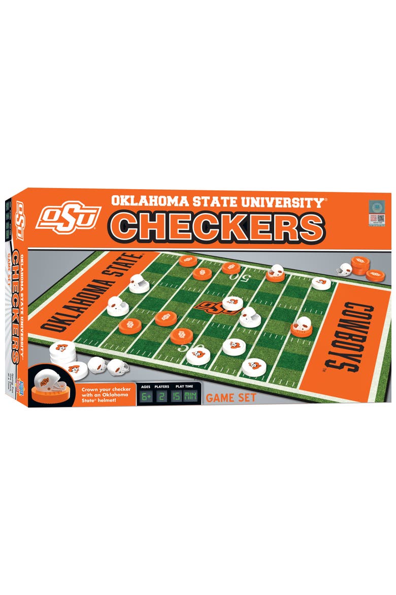 Oklahoma State Cowboys Checkers Game, Main, color, Multicolor