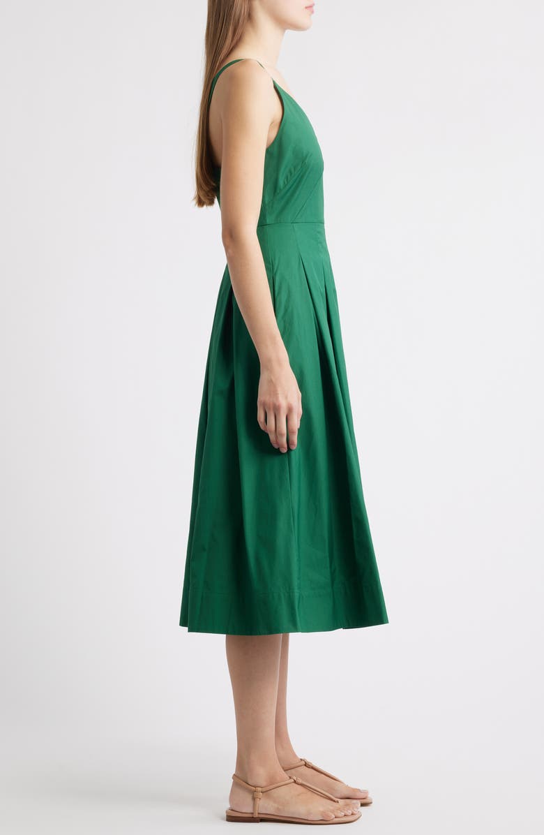 Alex Mill Abby Cotton Poplin Dress, Alternate, color, Malachite