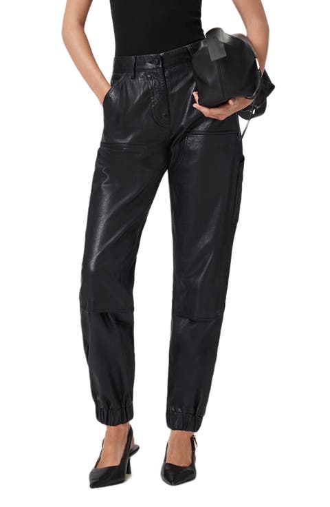 El Carpenter Leather Joggers