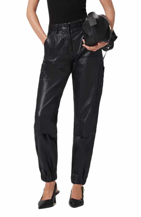 AllSaints El Carpenter Leather Joggers