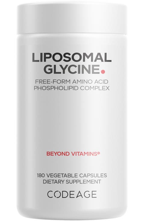 Liposomal Glycine Supplement, Free-Form Amino Acid L-Glycine 1500mg, 2-Month Supply
