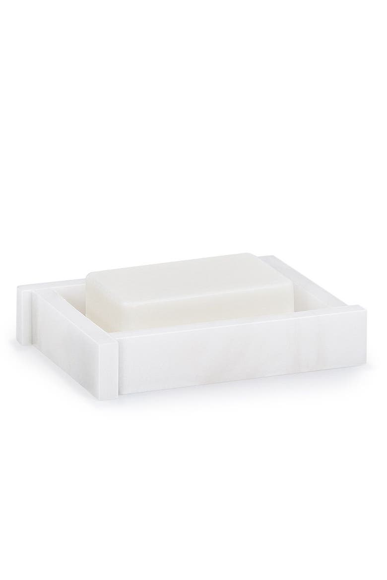 Tatami Soap Dish, Main, color, WHITE
