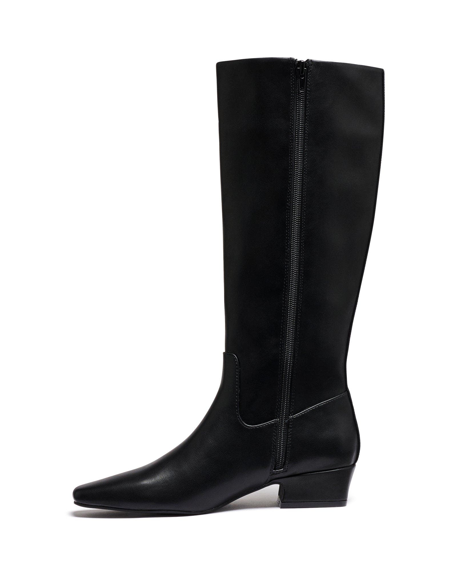 Therapy Australia Anine Tall Boot, Alternate, color, Black Stretch Pu