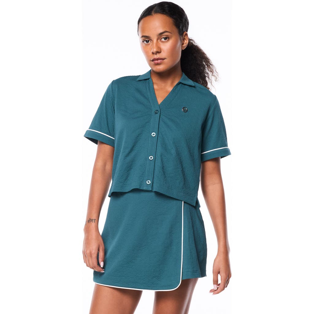 Sergio Tacchini Tullia Cabana Shirt In Green