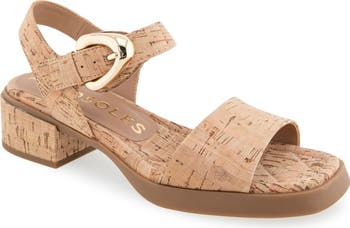 Dorian Block Heel Ankle Strap Sandal