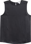 Nordstrom Satin Scoop Neck Tank