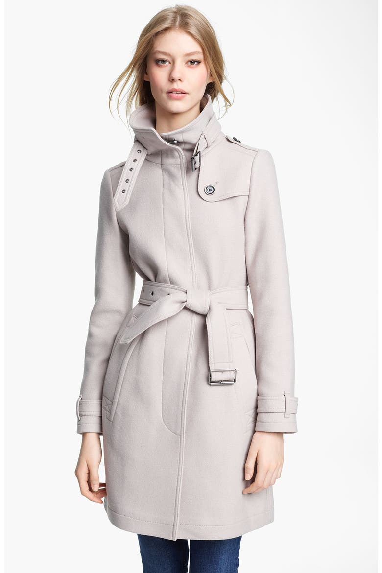 'Rushworth' Belted Wool Blend Coat, Main, color, TRENCH