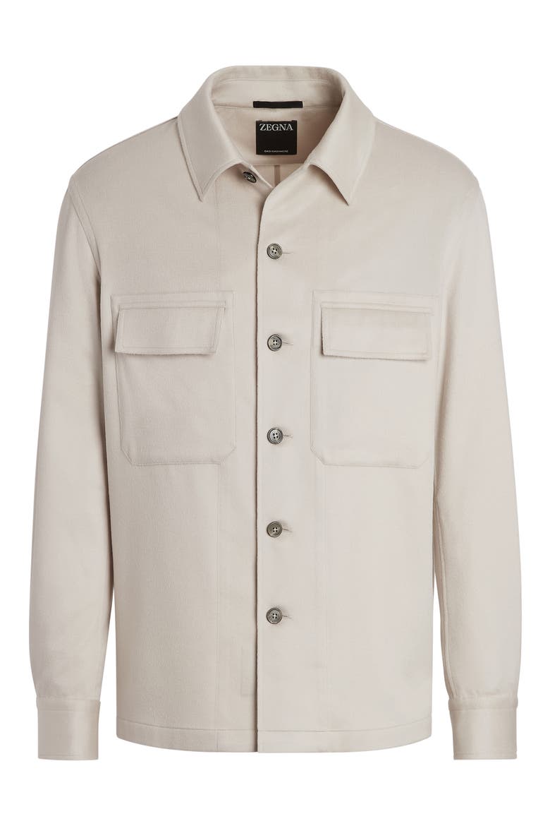 Oasi Cashmere Overshirt, Alternate, color, ECRU
