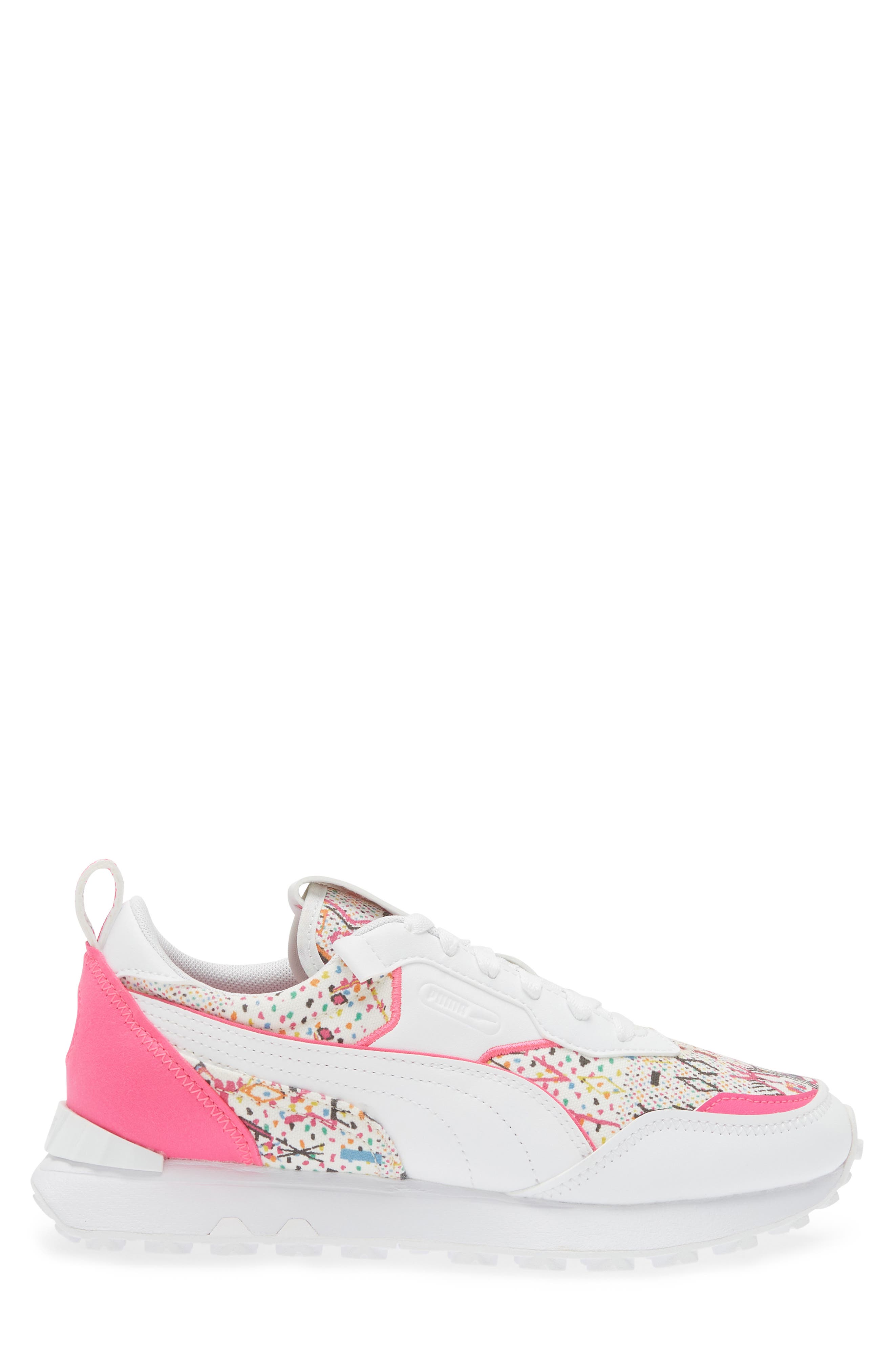 PUMA Rider FV Artisan Sneaker, Alternate, color, Puma White-Ravish