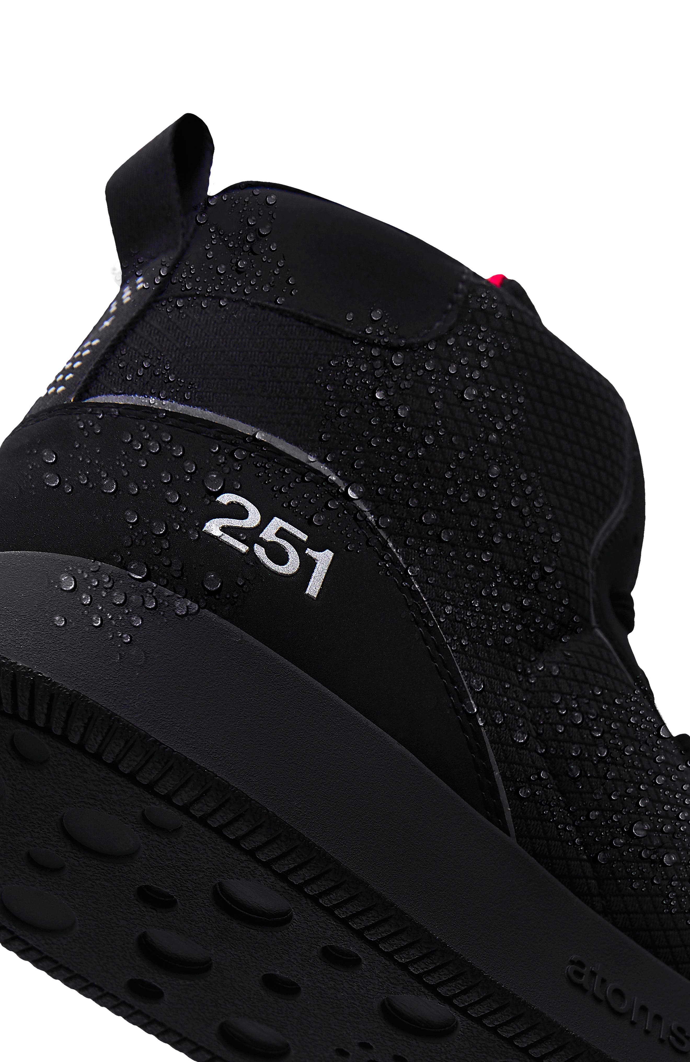 Atoms Model 251.1 Sneakers, Alternate, color, Matte Black