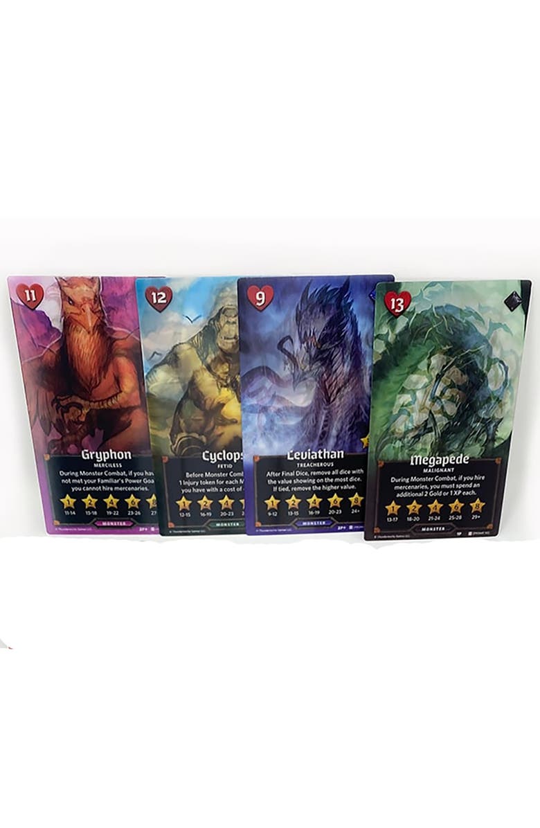 Thunderworks Games Roll Player Lenticular Cards Expansion for Monsters 
Minions Expansion, Alternate, color, Multicolored