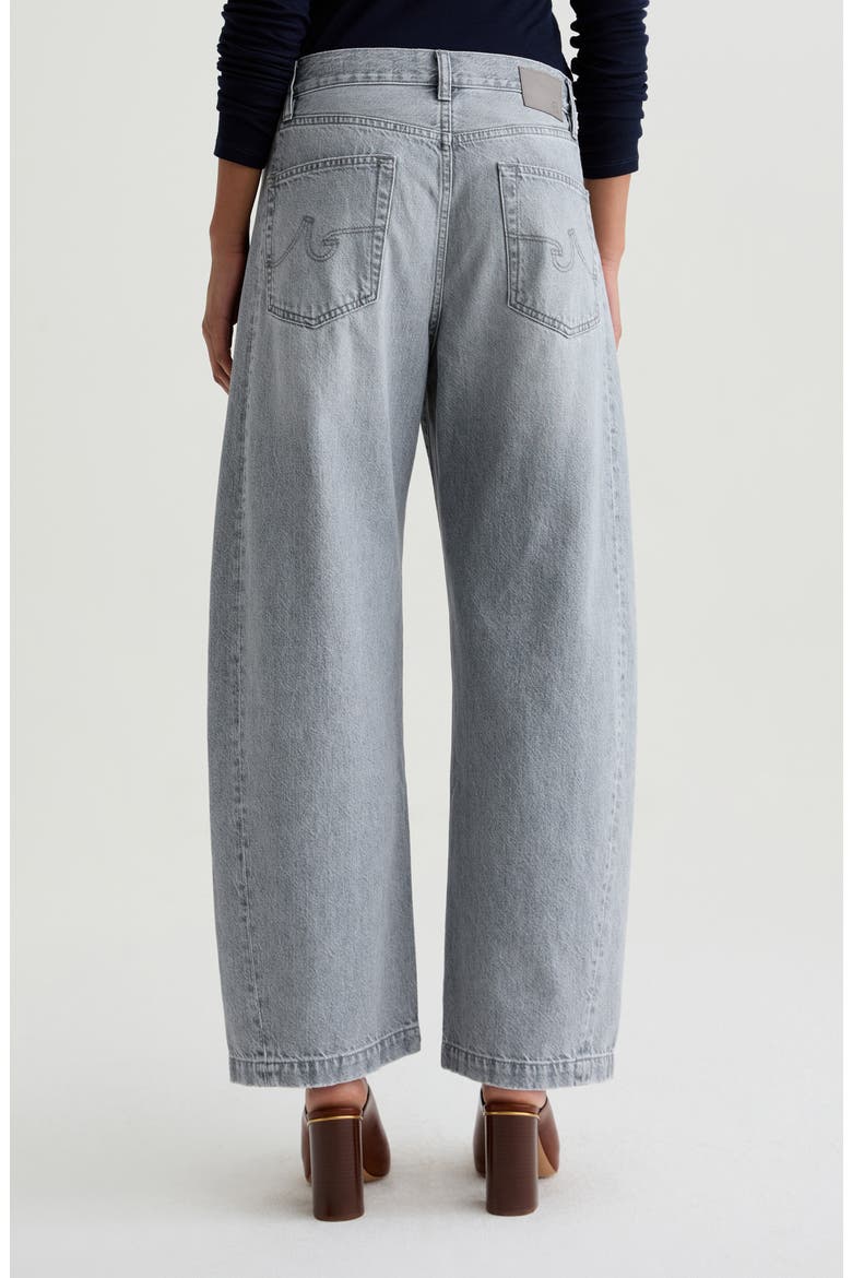 Hattie High Waist Barrel Leg Jeans, Alternate, color, AL FRESCO