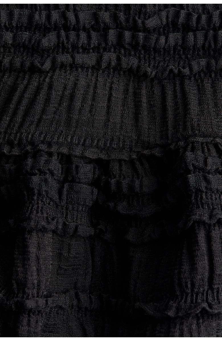 H&M Smocked Top, Alternate, color, Black