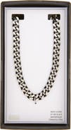 NORDSTROM RACK Men's Waterproof Edge Plated Curb Link Necklace