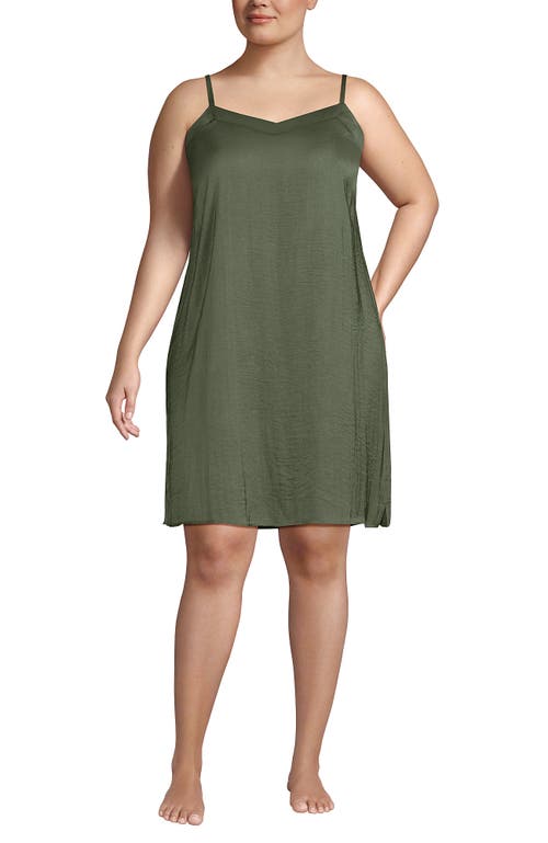 LANDS' END LANDS' END MATTE SATIN 2 PIECE PAJAMA SET