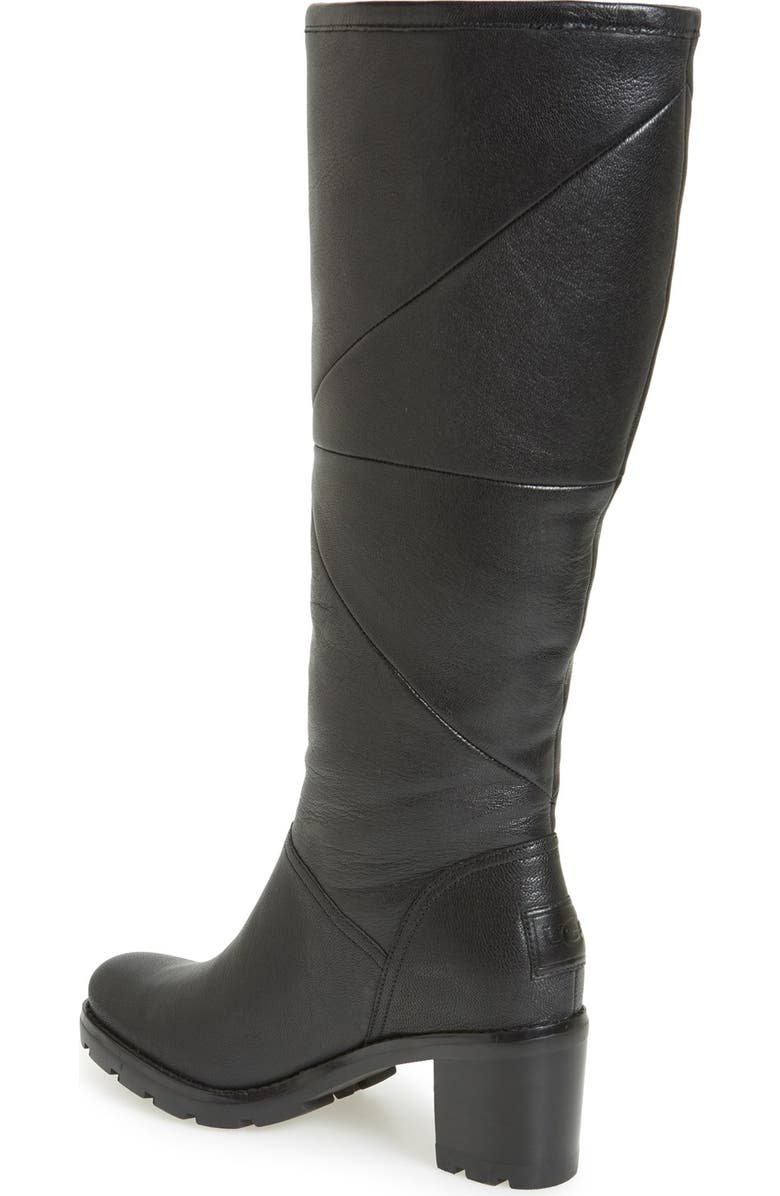 UGG<sup>®</sup> 'Avery' Water Resistant Genuine Shearling Lined Leather Boot, Alternate, color,
