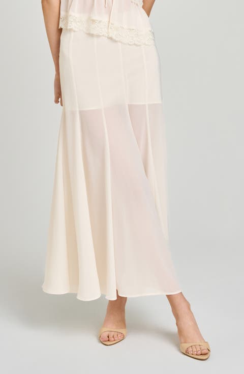 Norah Semisheer Skirt