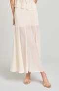 WAYF Norah Semisheer Skirt