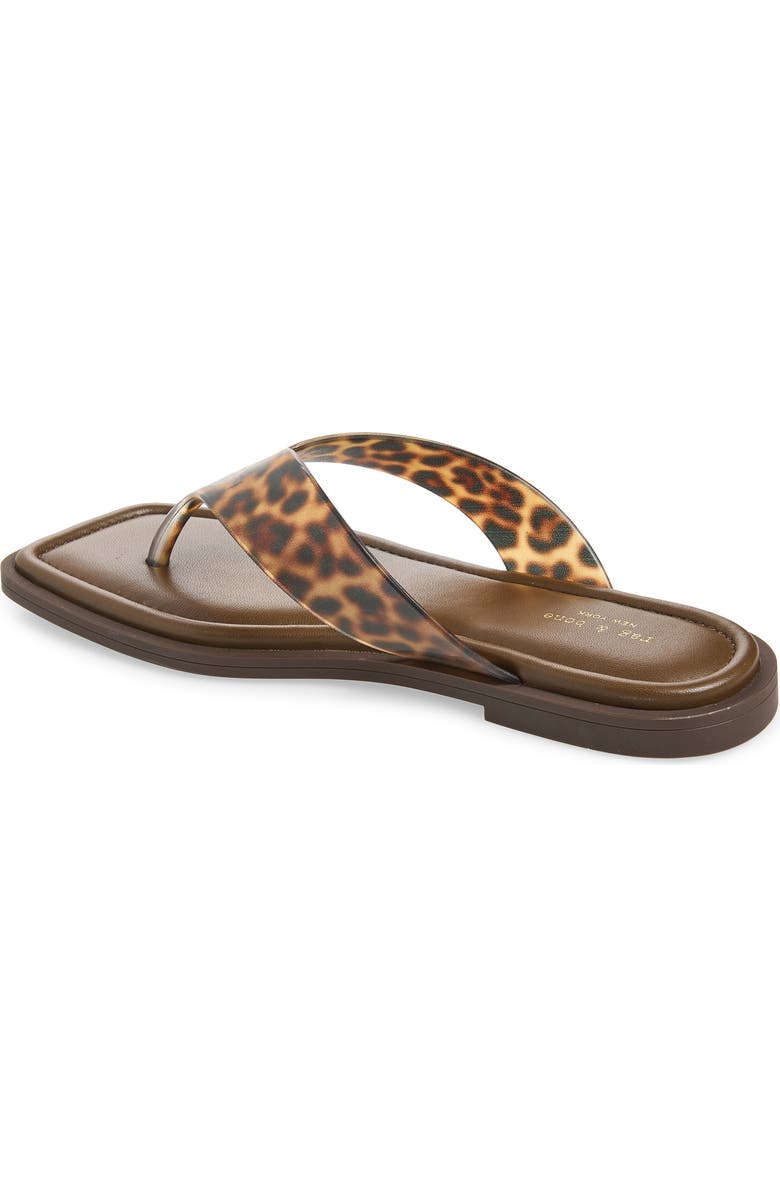 rag & bone Gracie Jelly Flip Flop, Alternate, color, Tortoise