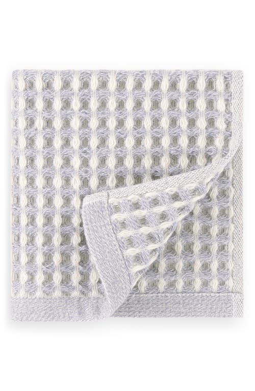 Dkny Pure Set Of 4 Pure Yarn Dyed Cotton Waffle Washcloths In Gray