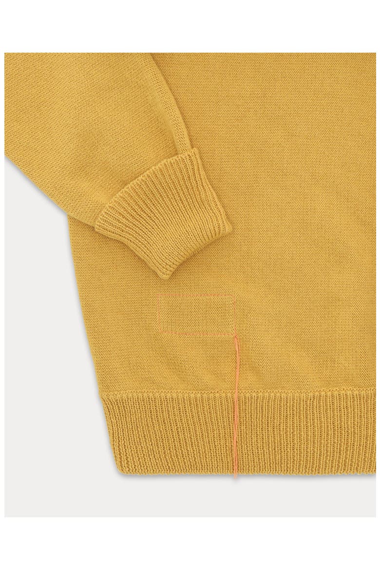 Oliver Cotton Knit Cardigan, Alternate, color, Mustard