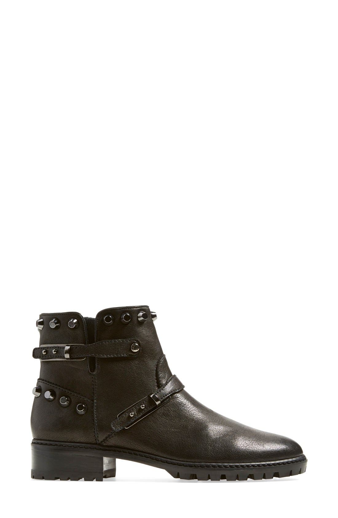 Stuart Weitzman 'Go West' Studded Bootie, Alternate, color, 