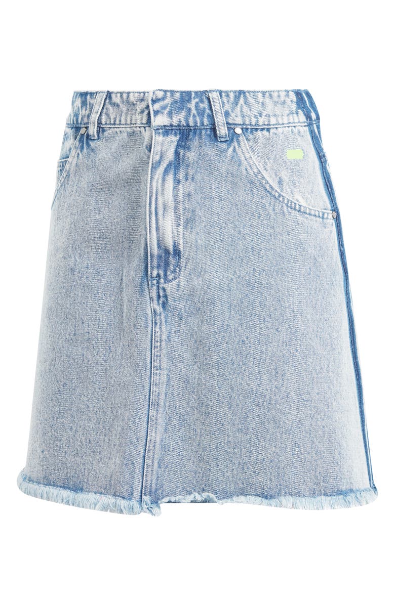 adidas x KSENIASCHNAIDER Fray Hem Denim Skirt, Alternate, color,