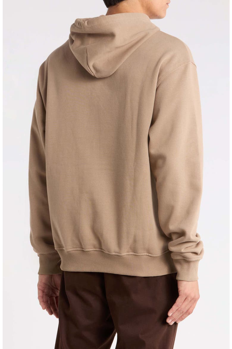 Essential Pullover Hoodie, Alternate, color, DARK KHAKI