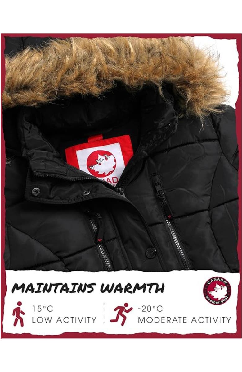 CANADA WEATHER GEAR Women
s Heavyweight Long Parka Jacket, Alternate, color, 