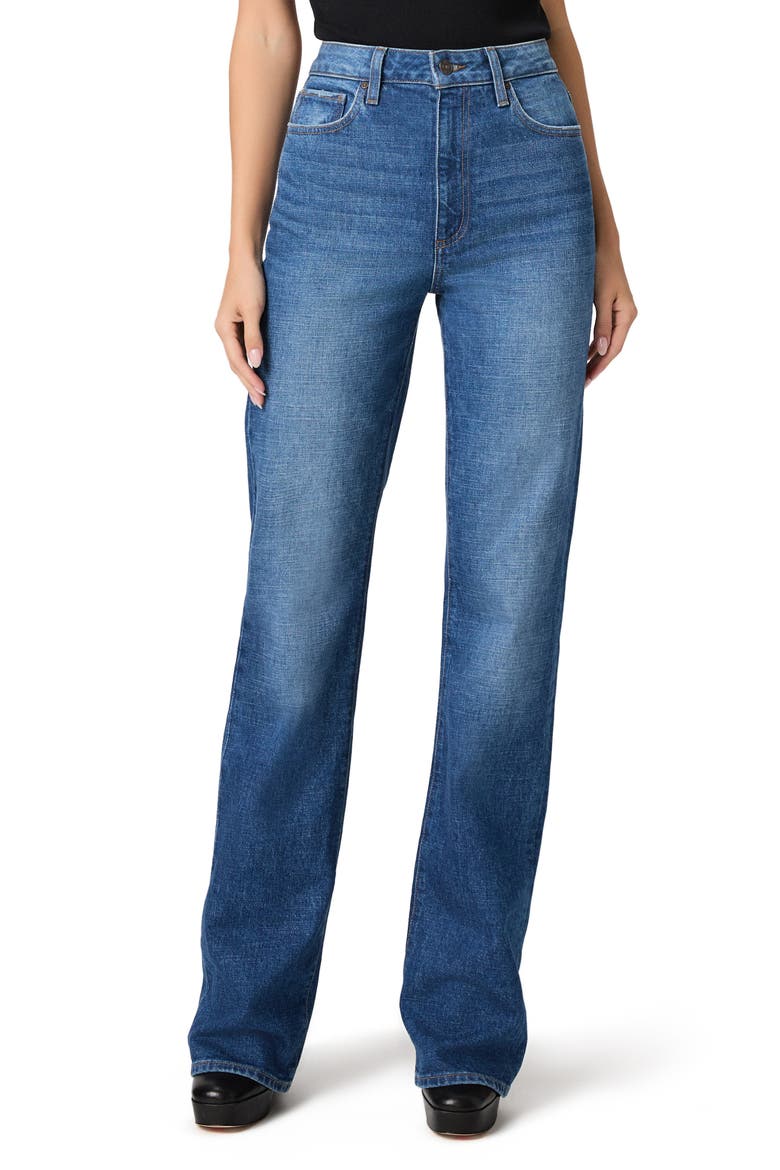 Stevie High Waist Bootcut Jeans, Main, color, CALAIS