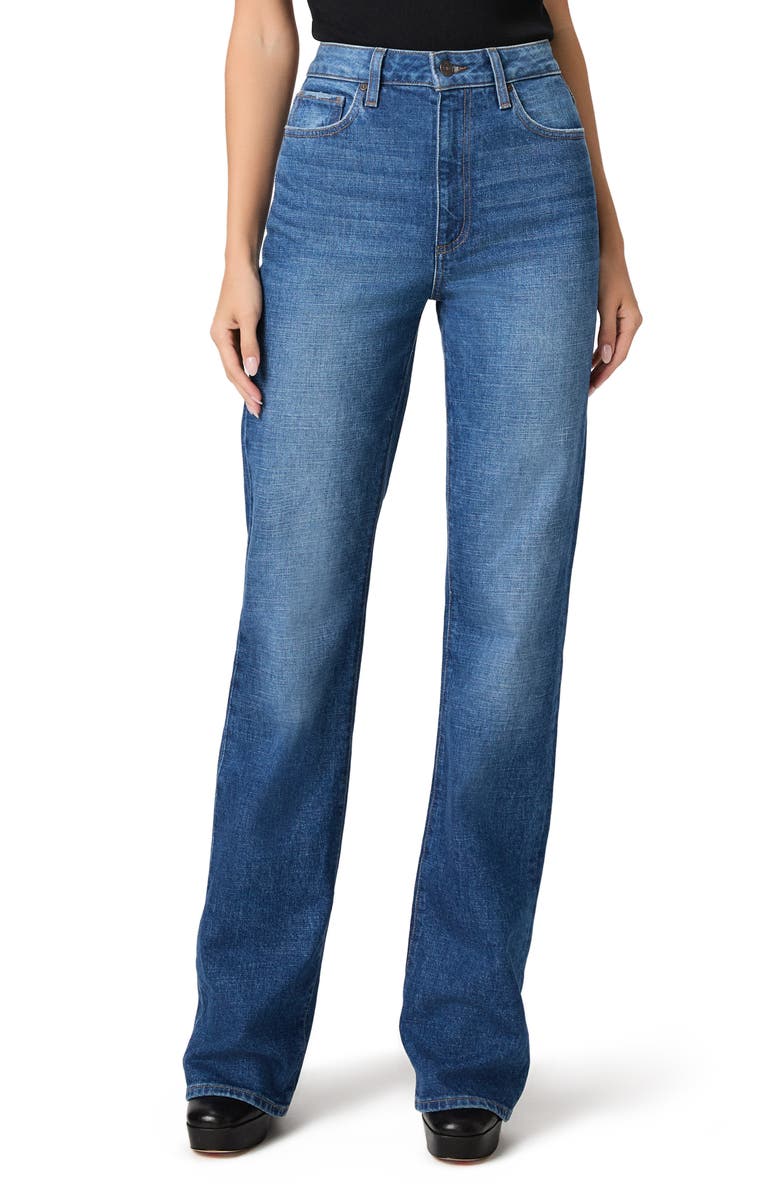 PAIGE Stevie High Waist Bootcut Jeans, Main, color, Calais