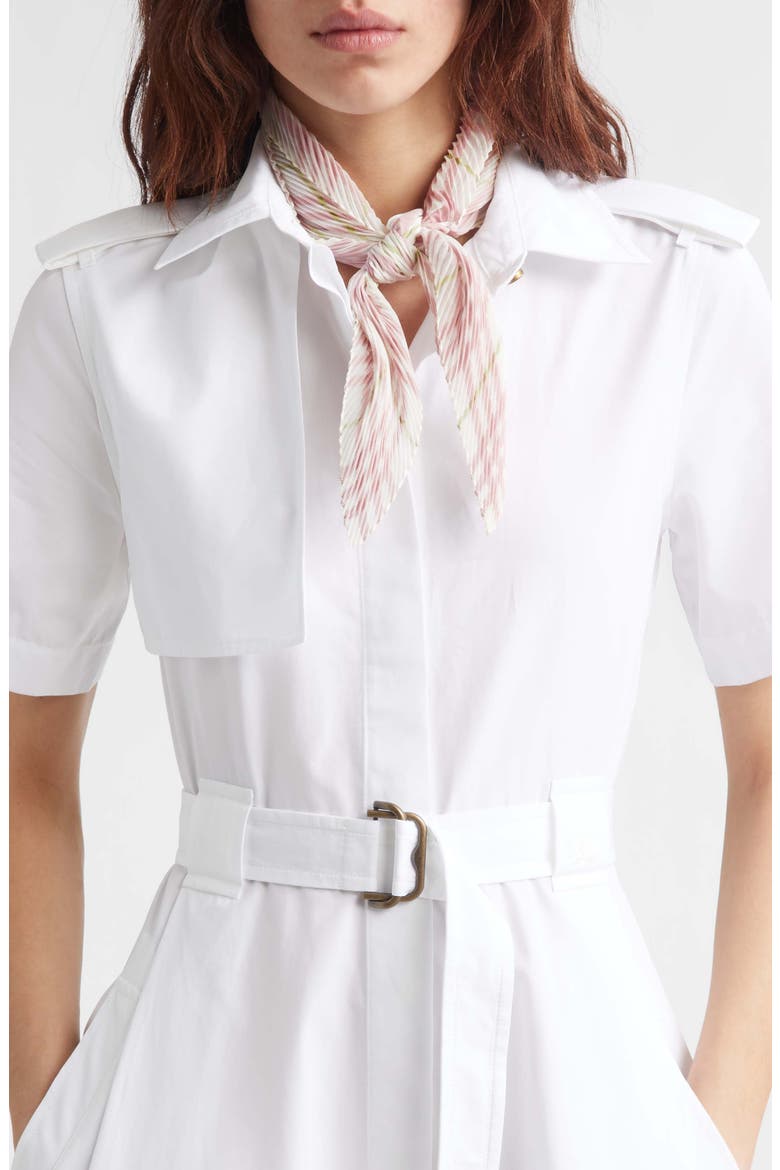 Check Plissé Silk Chiffon Diamond Scarf, Alternate, color, CARNATION PINK