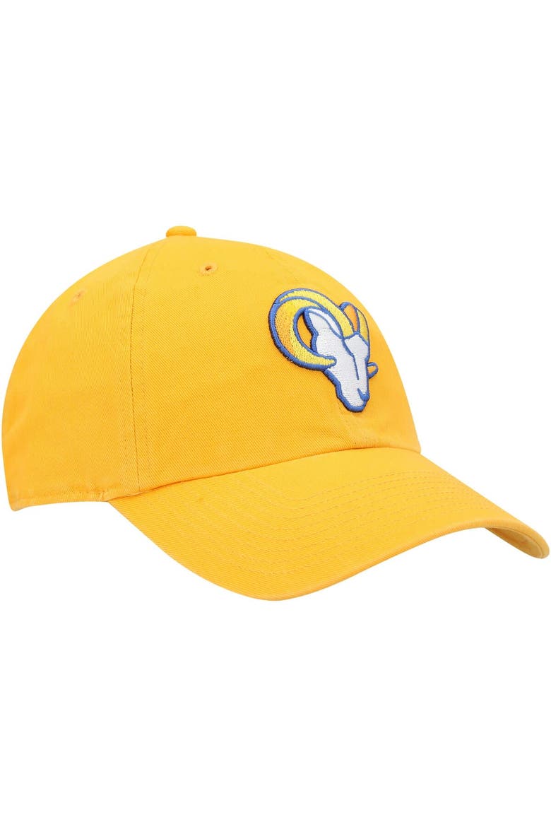 Men's '47 Gold Los Angeles Rams Secondary Clean Up Adjustable Hat, Alternate, color, Gold