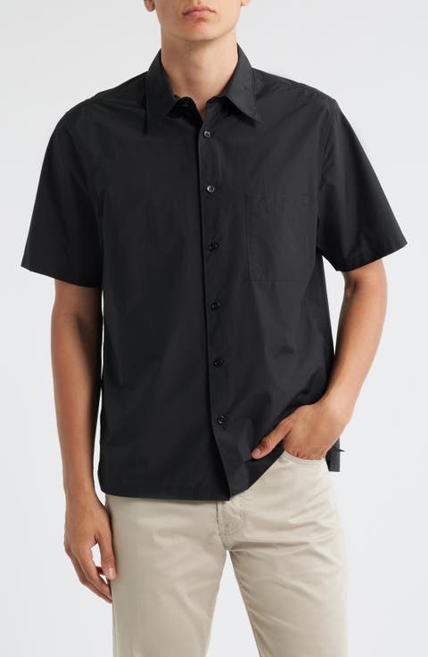 Noll Soft Lawn Short Sleeve Button-Up Shirt