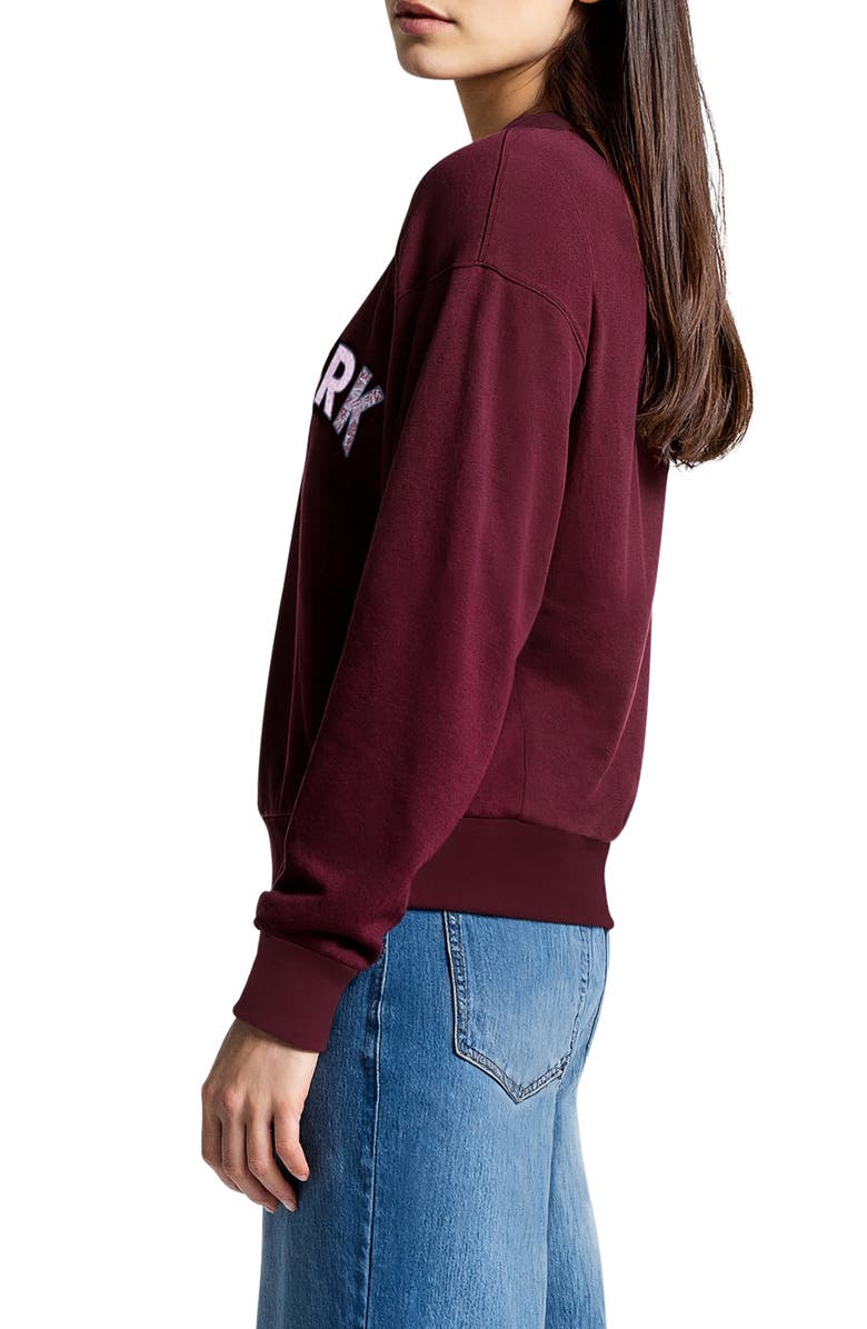 Wildfox Alex New York Sweatshirt, Alternate, color, Fig