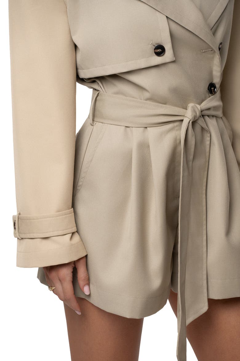 Modern Muse Romper, Alternate, color, Stone