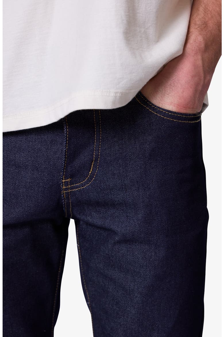 Raw Slim Fit Jeans, Alternate, color, RINSED INDIGO