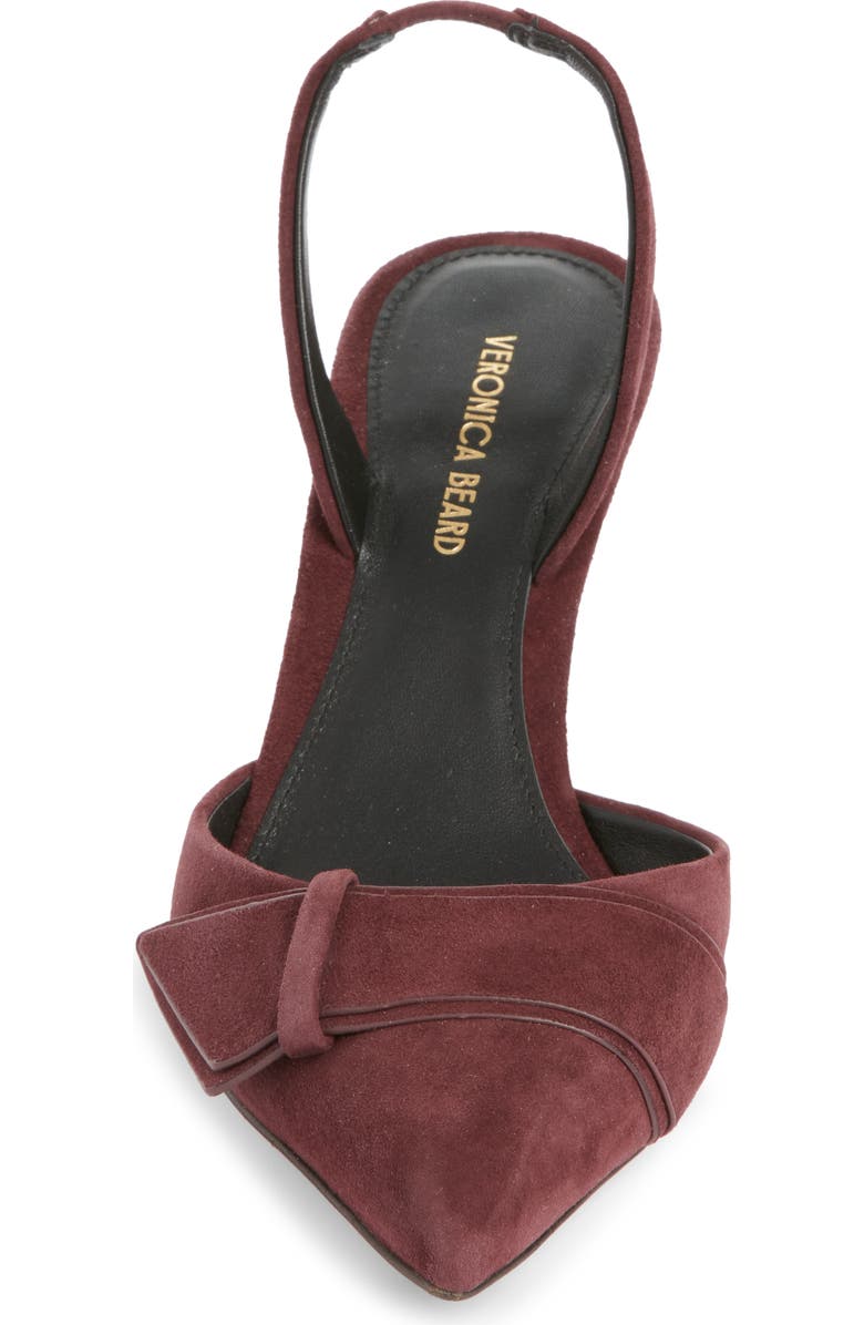 Veronica Beard Lisbeth Slingback Pointed Toe Pump, Alternate, color, Port